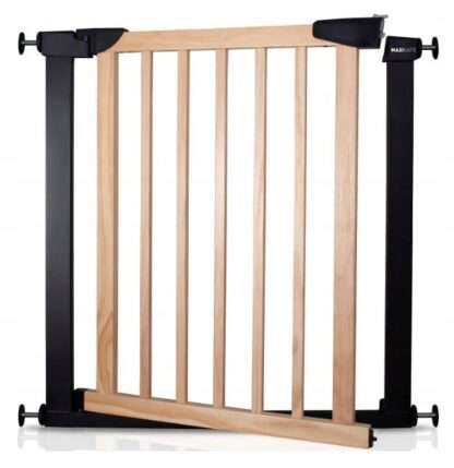 Turvavärav 76-104cm, puit + must