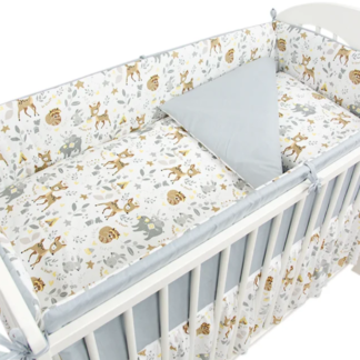 5-osaline voodipesu Hirved, hall