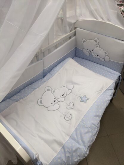 Voodipesu Cuddle bears sinine, 7 osa - Image 2
