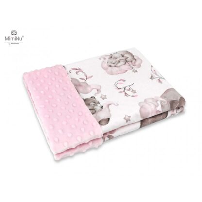 Minky beebitekk Karud, roosa